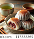 Delicious Japanese sweets 117888865