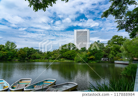 Sapporo in summer Nakajima Park Hokkaido 117888984