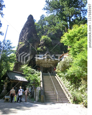 榛名神社的三龍門(保護修復前)、神門、穗岩 榛名神社的三龍門(保護修復前)、神門、穗岩 117888997