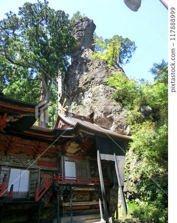 The rock of Haruna Shrine 117888999