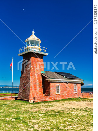 Mark Abbott Memorial Lighthouse housing Santa Cruz Surfing Museum in Santa Cruz - California, United States 117889373