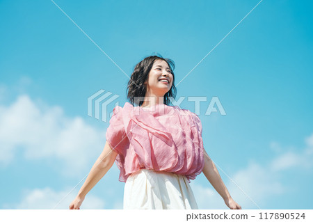 女性戶外肖像 117890524