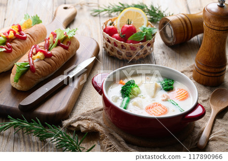 Cream stew (white stew) Cream stew (white stew) 117890966
