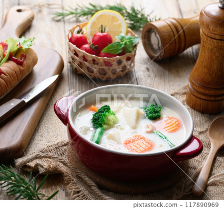 奶油燉菜（白燉菜） 117890969