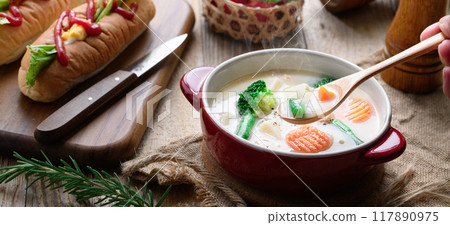 Cream stew (white stew) Cream stew (white stew) 117890975