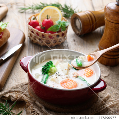 Cream stew (white stew) 117890977