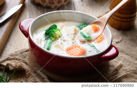 Cream stew (white stew) 117890980