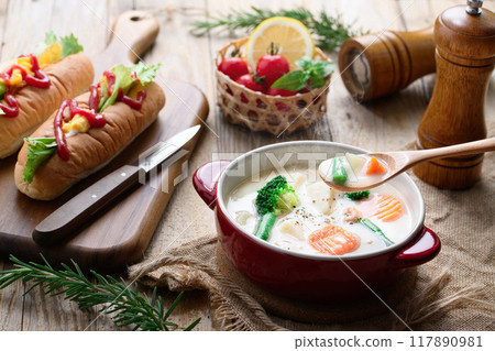 奶油燉菜（白燉菜） 117890981