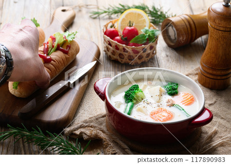 奶油燉菜（白燉菜） 117890983