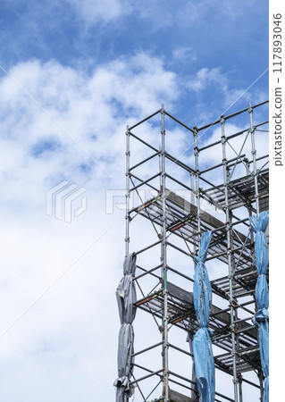 腳手架青空 腳手架青空 117893046