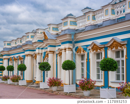 Catherine palace and park in Tsarskoe Selo , St. Petersburg, Russia 117893253