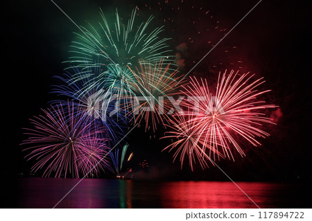 Fireworks Festival, Sea of Japan, Kasumi, July 117894722
