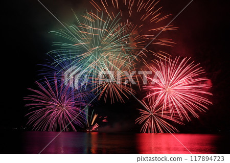 Fireworks Festival, Sea of Japan, Kasumi, July Fireworks Festival, Sea of Japan, Kasumi, July 117894723