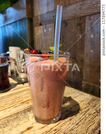 Mixed berry smoothie Mixed berry smoothie 117894773