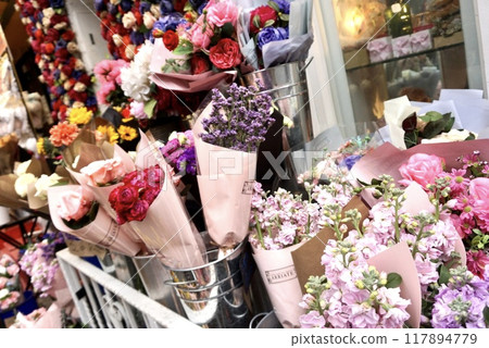 Pink flower shop Pink flower shop 117894779