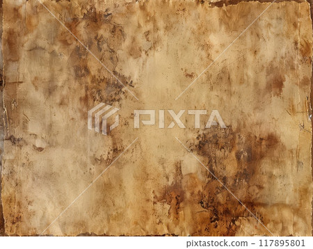 Aged, Stained, Brown Paper Texture 117895801