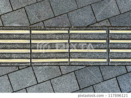 Braille block, ground, tile, texture, texture, road 117896121