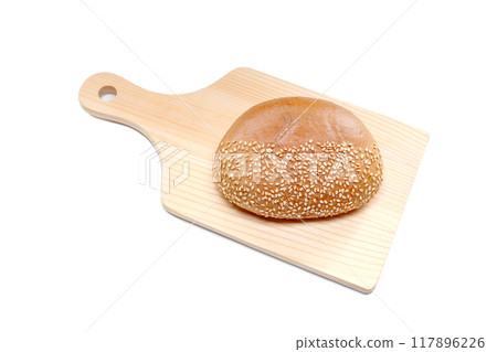 Chestnut-inspired sweet bread [white background, cutout] 117896226