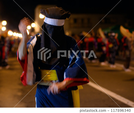 Men dancing the dead, Nishimonai Bon Odori, 2024, Akita Prefecture Men dancing the dead, Nishimonai Bon Odori, 2024, Akita Prefecture 117896340