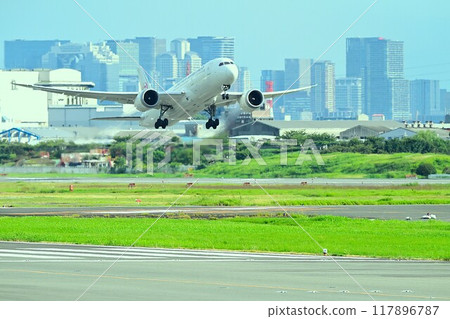 飛機起飛 飛機起飛 117896787