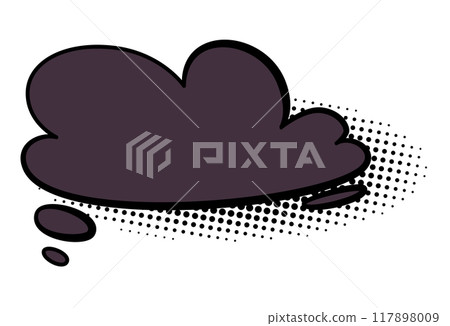 Comics book speech bubbles. Speech balloon or cartoon design element isolated on white background. Vector illustration 117898009