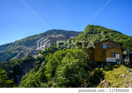 [Yatsugatake Mountain Range] Iodake Explosion crater from Natsuzawa Pass 117898809
