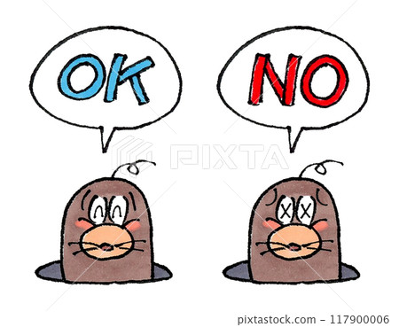 Judgement Mole Set (OK/NO) 117900006