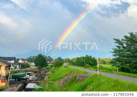 [Azumino Morning] Double Rainbow [July] 117901048