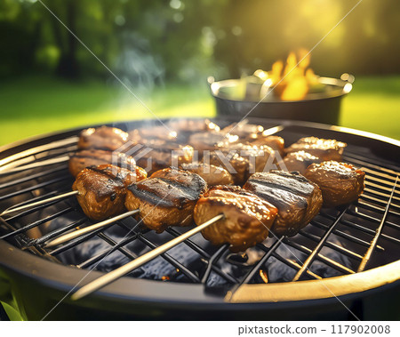 Barbecue image material 117902008