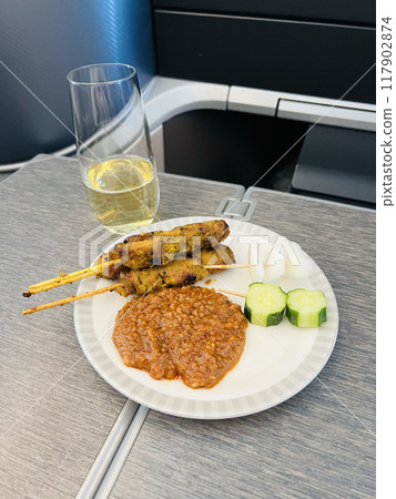 Singapore Airlines Business Class Satay Singapore Airlines Business Class Satay 117902874