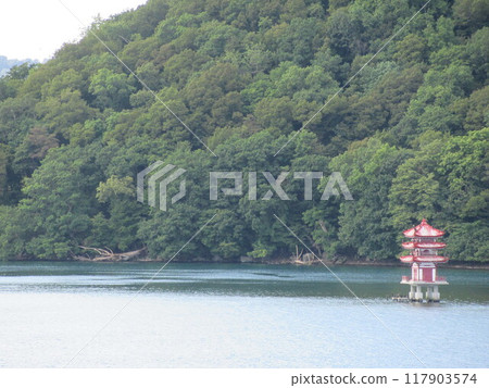 洞爺湖中島三塔 洞爺湖中島三塔 117903574
