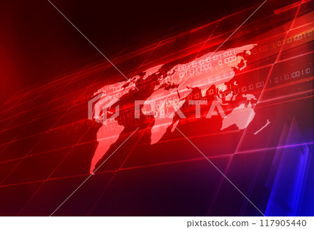 Graphical digital world news background concept series 1660 Graphical digital world news background concept series 1660 117905440
