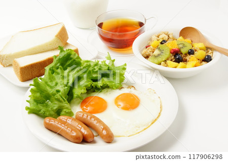 Healthy breakfast Healthy breakfast 117906298