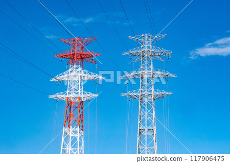 Two steel towers Two steel towers 117906475