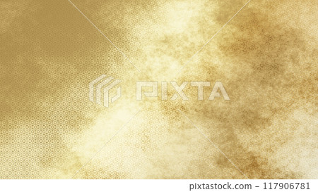 Golden Japanese pattern background Golden Japanese pattern background 117906781