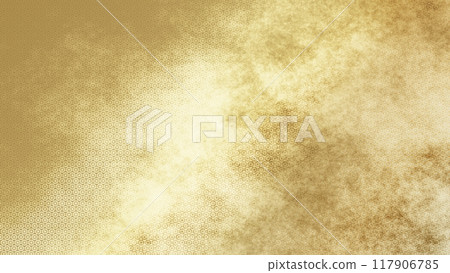 Golden Japanese pattern background 117906785