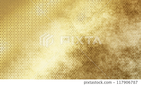 Golden Japanese pattern background 117906787