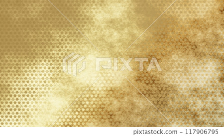 Golden Japanese pattern background Golden Japanese pattern background 117906795