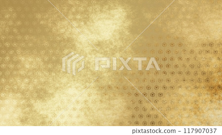 Golden Japanese pattern background Golden Japanese pattern background 117907037