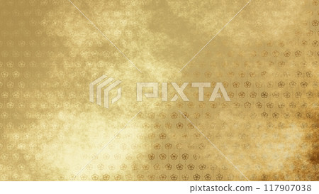 Golden Japanese pattern background Golden Japanese pattern background 117907038