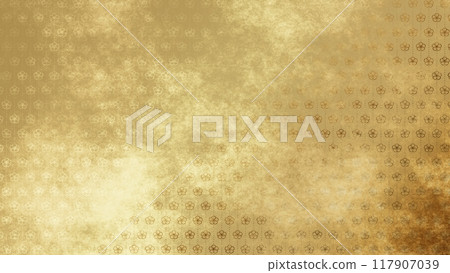 Golden Japanese pattern background Golden Japanese pattern background 117907039