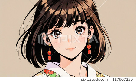 80、90年代復古可愛女孩 117907239