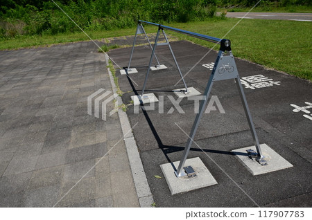 Cycle racks and bicycle parking spaces Cycle racks and bicycle parking spaces 117907783