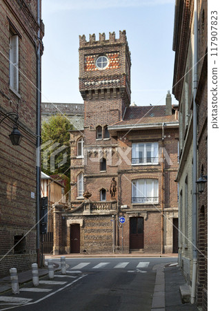 Tower of the Venetian villa in Dieppe 117907823