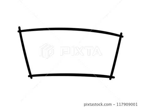Free hand drawn rectangle frame. Doodle rectangular shape. Scribble pencil square text box. Doodle highlighting design elements. Line border. Vector illustration isolated on white background Free hand drawn rectangle frame. Doodle rectangular shape. Scribble pencil square text box. Doodle highlighting design elements. Line border. Vector illustration isolated on white background 117909001