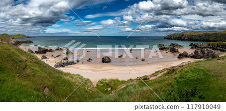 Sango Beach At The Atlantic Coast Near Durness In Scotland, UK 117910049