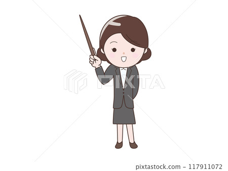 做示範的女商人 117911072