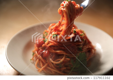 Pasta with tomato sauce (steaming) 117911102