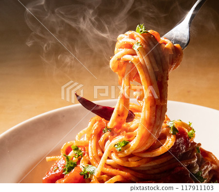 Pasta with tomato sauce (steaming) 117911103