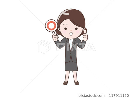圍成一圈的女商人 圍成一圈的女商人 117911130
